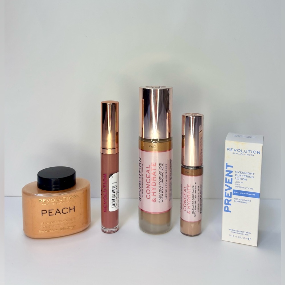 Makeup Revolution Bundle for Medium to Tan Skin - Full Coverage - NWT